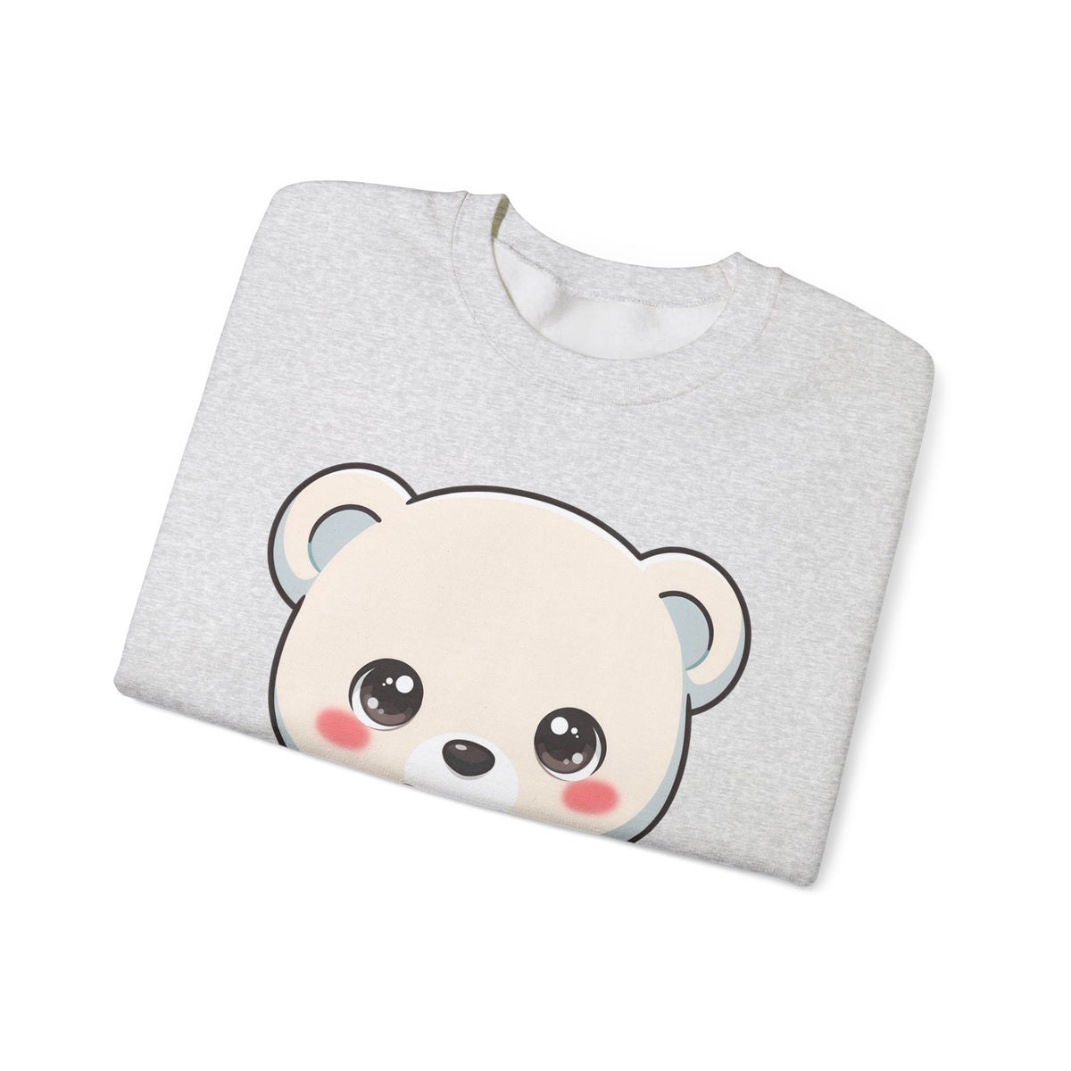 Kawaii Polar Bear Christmas Sweatshirt for Cozy Holiday Moments
