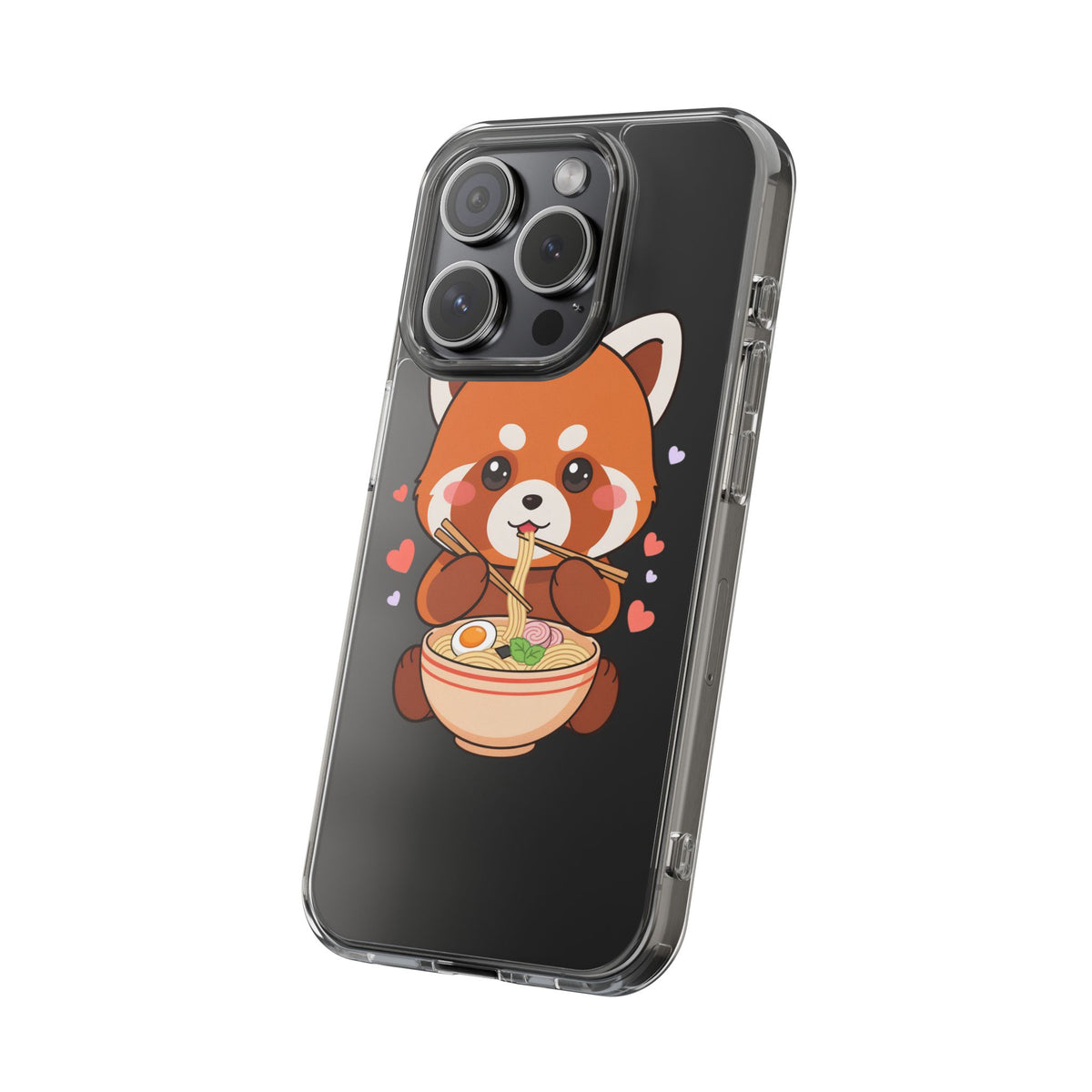 Red Panda Ramen Phone Case – Kawaii Food Lover Gift