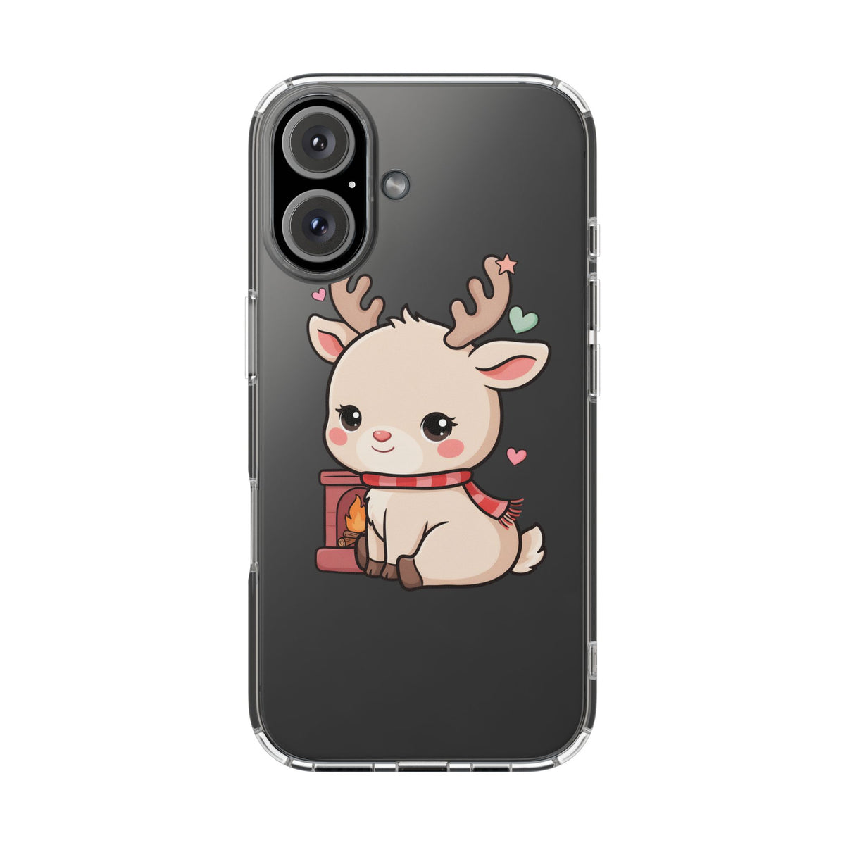Kawaii Reindeer Phone Case for Cozy Holiday Cheer