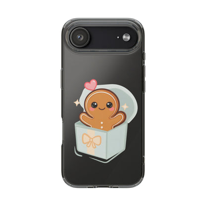 Gingerbread Man Phone Case – Kawaii Holiday Gift
