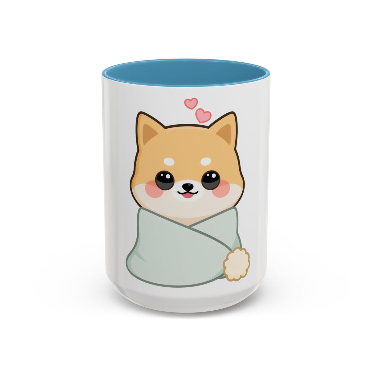 Kawaii Shiba Inu Accent Coffee Mug for Cozy Moments