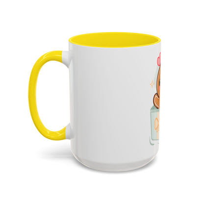 Gingerbread Gift Mug, Cute Holiday Accent Coffee Mug