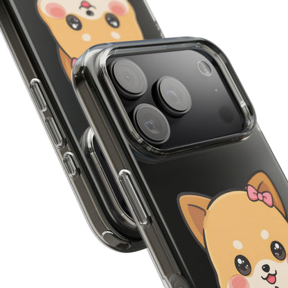 Kawaii Shiba Inu Phone Case with Latte