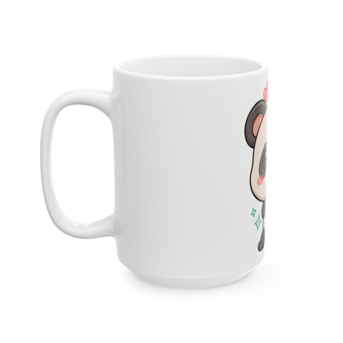 Kawaii Panda Sushi Mug, Cute Chibi Animal Gift