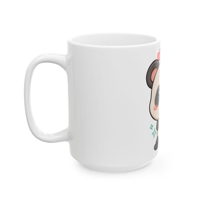 Kawaii Panda Sushi Mug, Cute Chibi Animal Gift