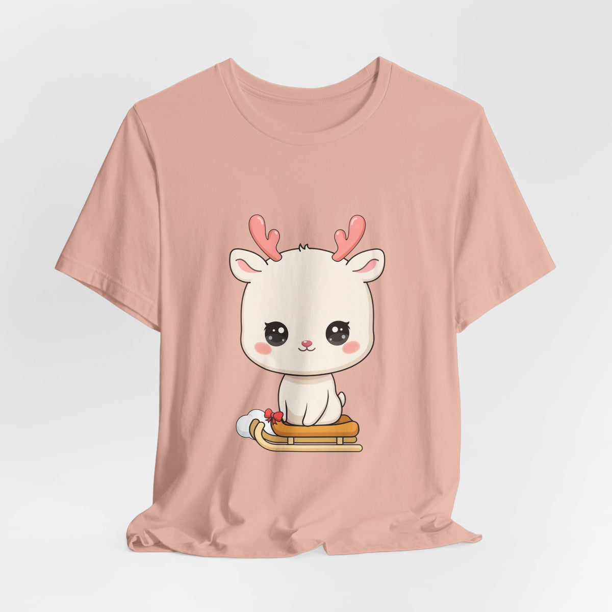 Kawaii Reindeer T-Shirt for Cozy Winter Days