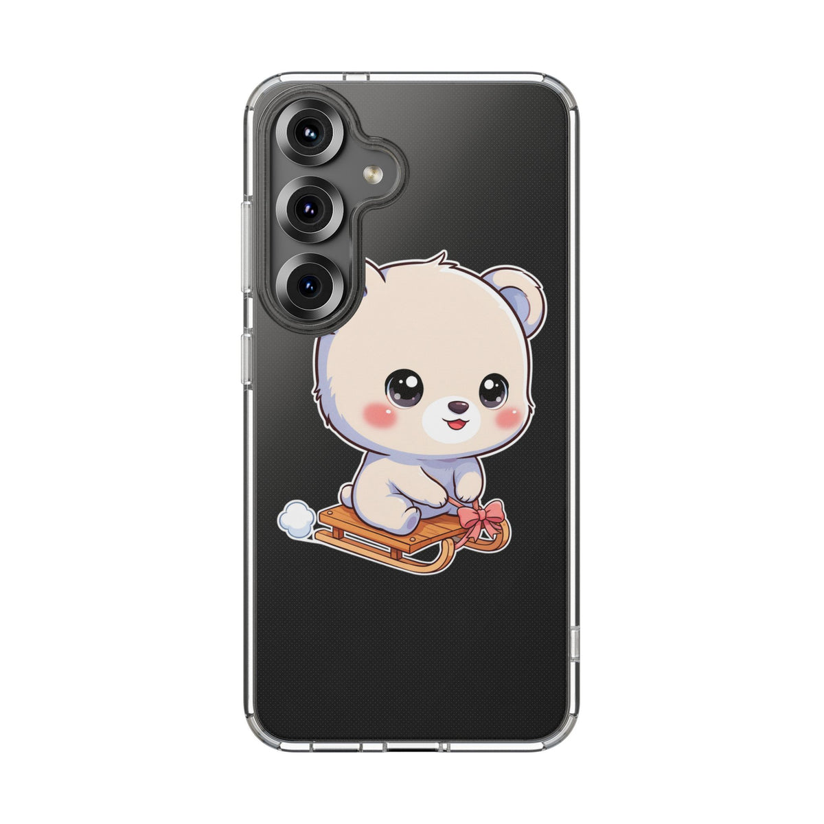 Kawaii Polar Bear Phone Case, Cute Winter Gift
