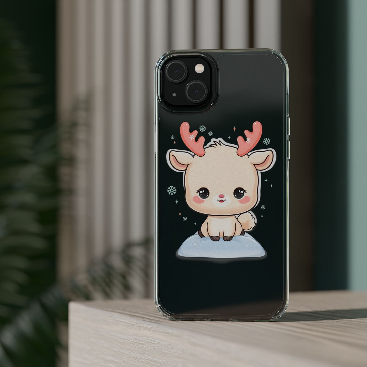 Kawaii Reindeer Phone Case for a Sweet Winter Cheer