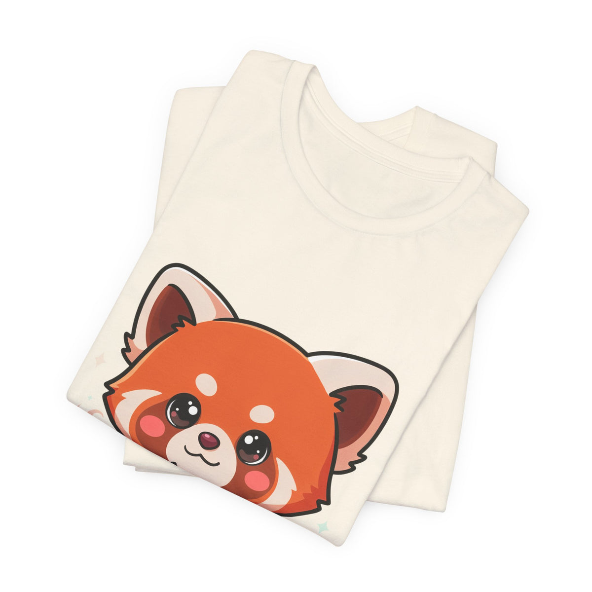 Kawaii Red Panda Coffee Tee for Cute Animal Lovers