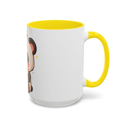 Kawaii Panda Reading Mug, Cute Book Lover Coffee Cup