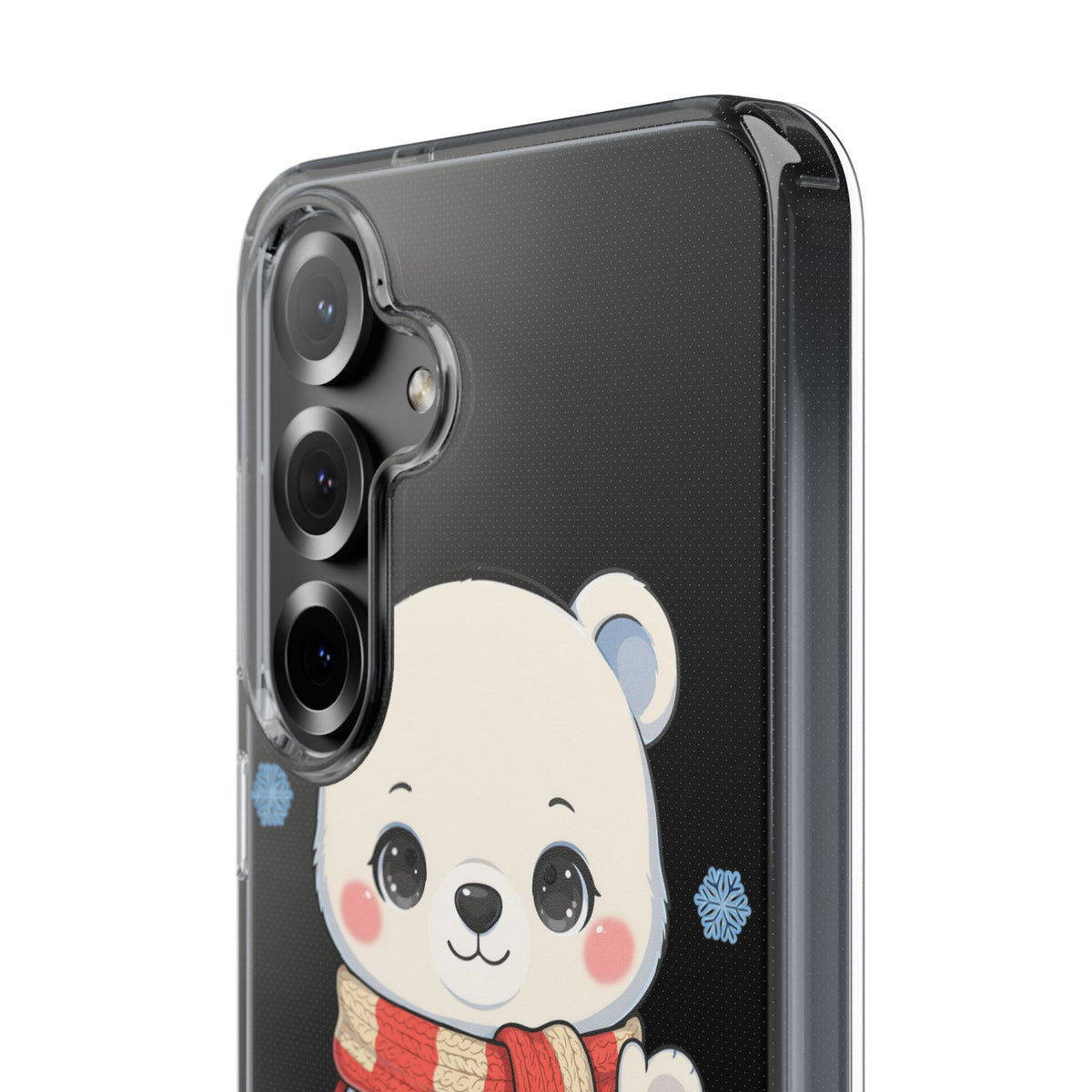 Kawaii Polar Bear Phone Case – Cozy Christmas Cub