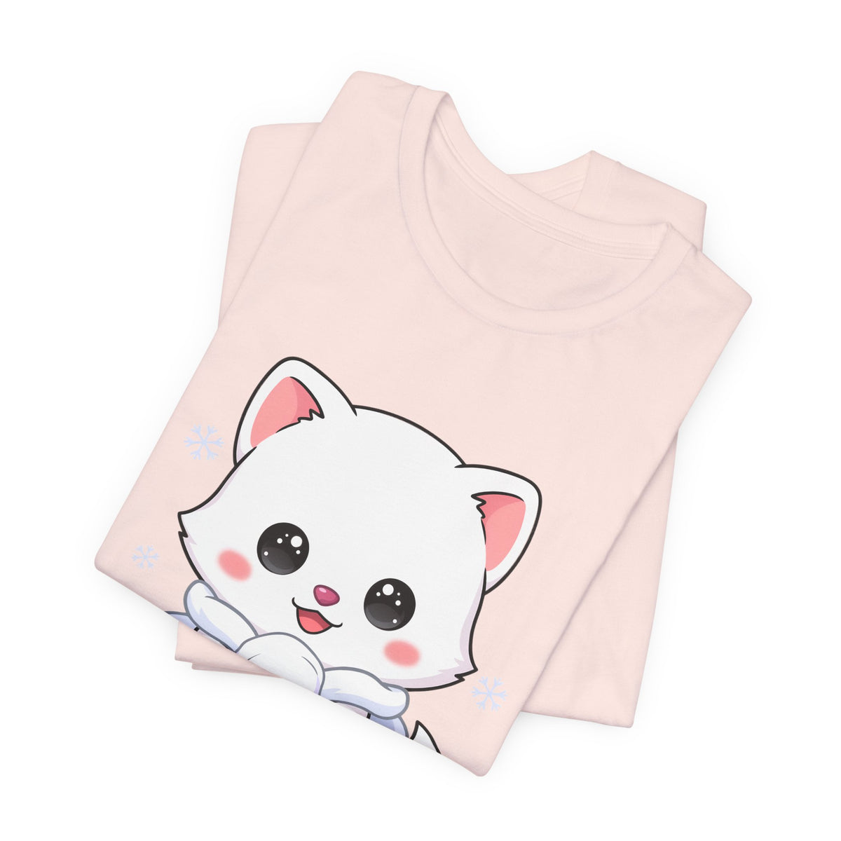 Kawaii Arctic Fox T-Shirt for Cute Winter Style