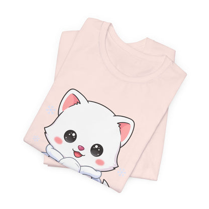 Kawaii Arctic Fox T-Shirt for Cute Winter Style