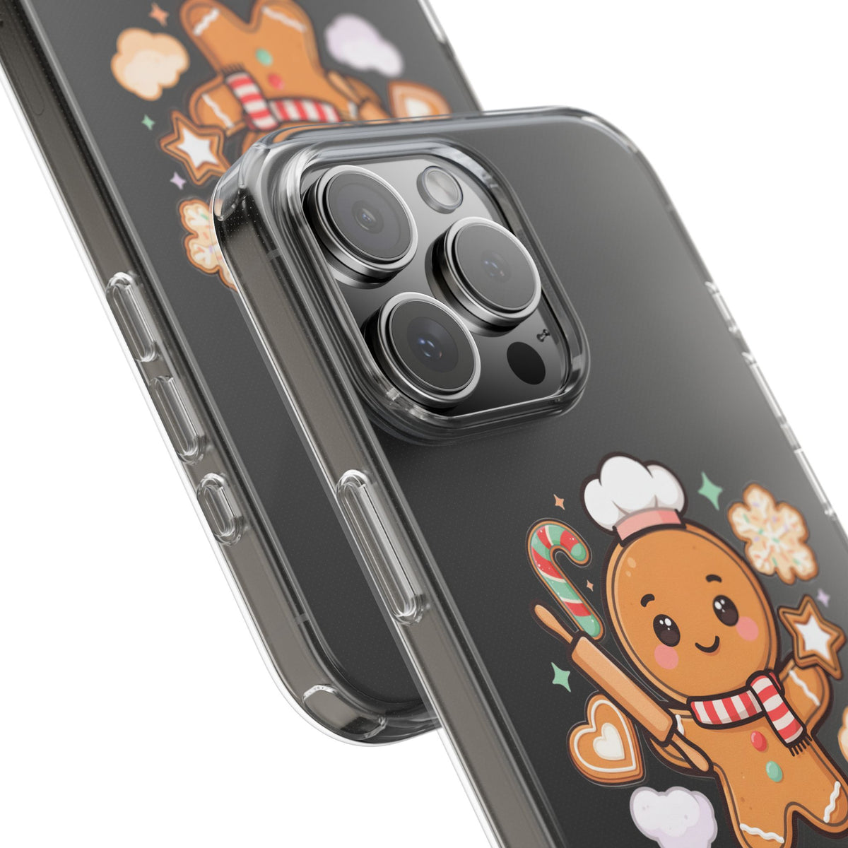 Gingerbread Christmas Phone Case for Holiday Baking Fans