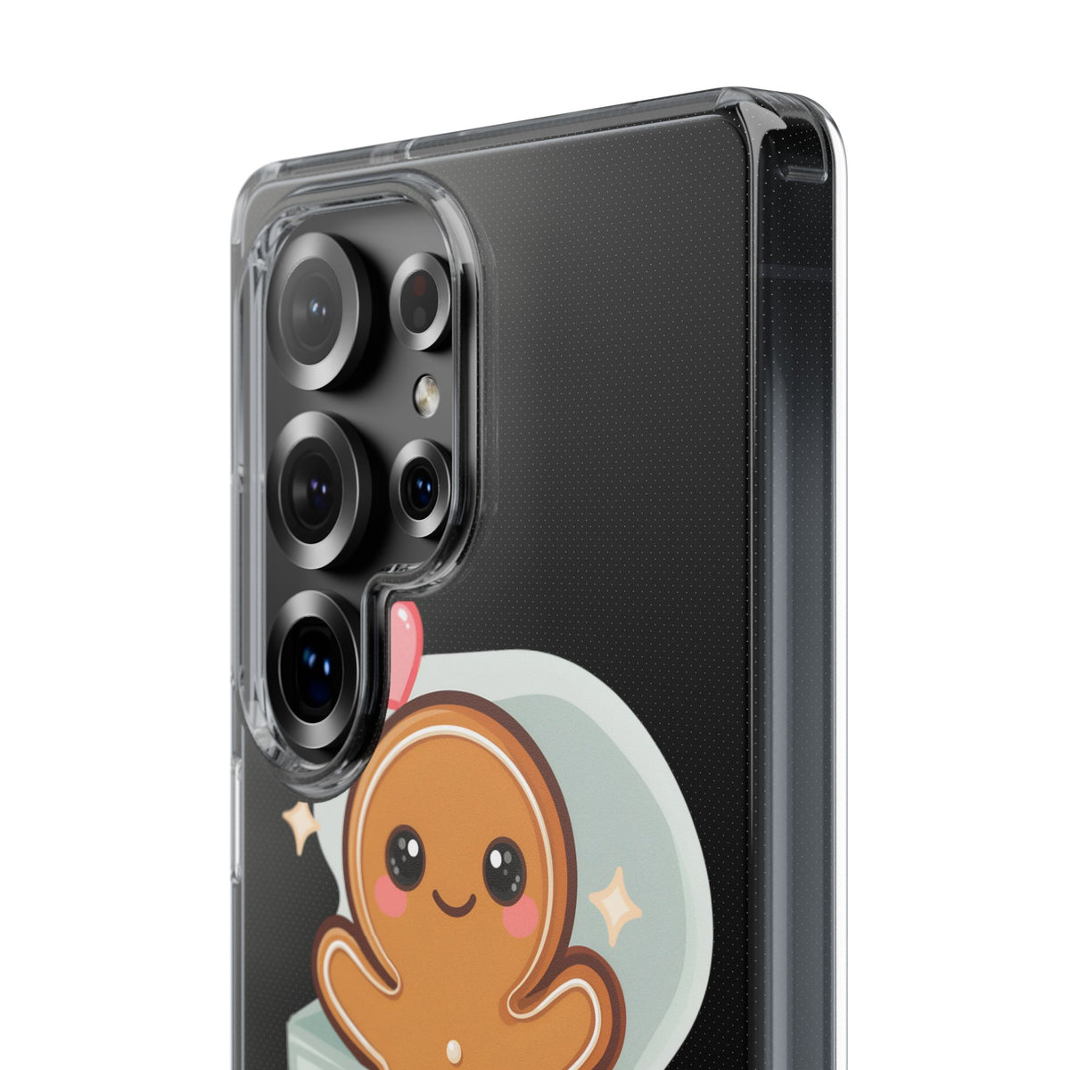 Gingerbread Man Phone Case – Kawaii Holiday Gift