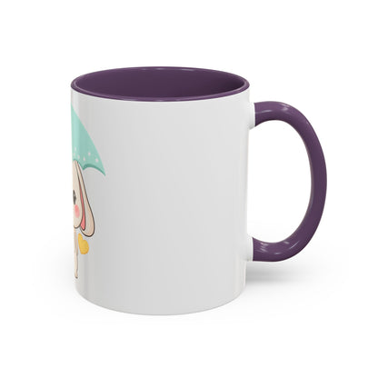 Kawaii Bunny Accent Coffee Mug for a Cheerful Desk