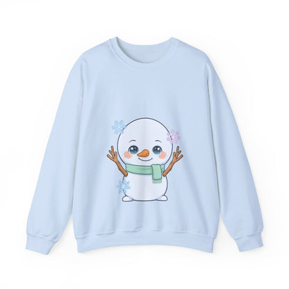 Kawaii Snowman Sweatshirt – Cute Winter Crewneck