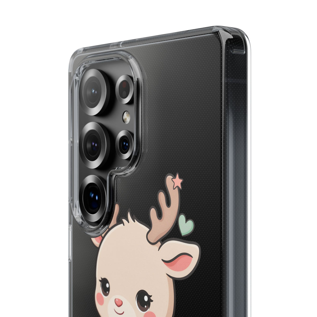 Kawaii Reindeer Phone Case for Cozy Holiday Cheer