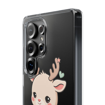 Kawaii Reindeer Phone Case for Cozy Holiday Cheer