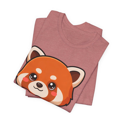 Kawaii Red Panda T-Shirt: Big Heart, Cozy Vibes