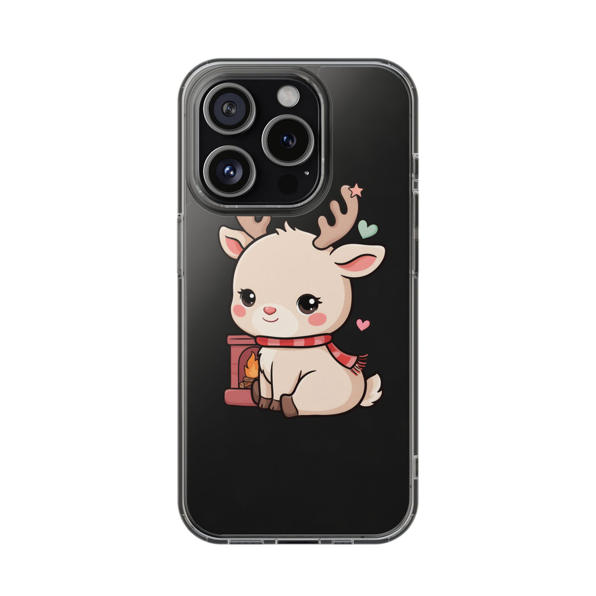 Kawaii Reindeer Phone Case for Cozy Holiday Cheer