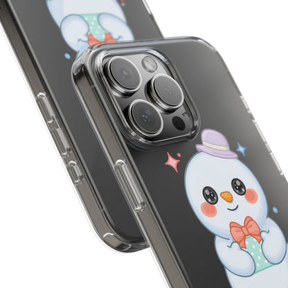 Kawaii Snowman Phone Case for Cheerful Winter Days
