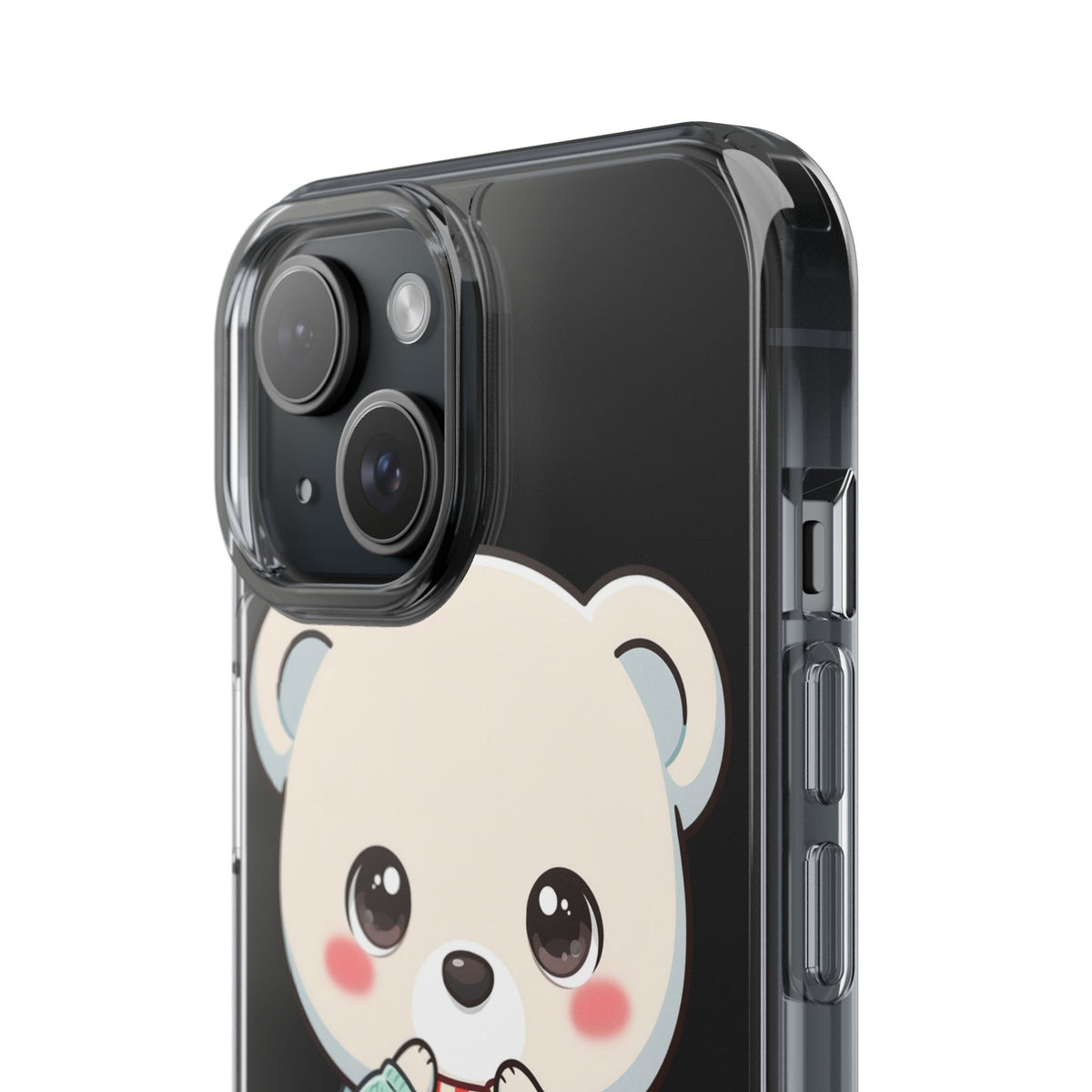 Kawaii Christmas Bear Phone Case for Holiday Season