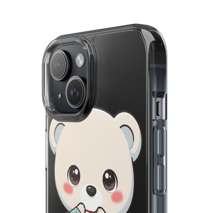 Kawaii Christmas Bear Phone Case for Holiday Season