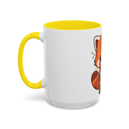 Red Panda Gamer Accent Coffee Mug for Cozy Desk Setups