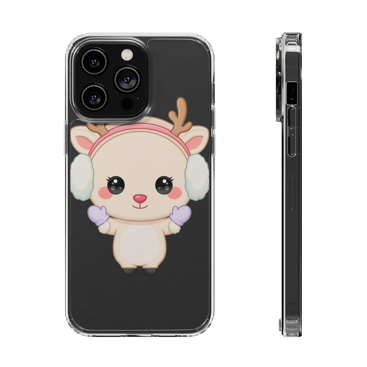 Kawaii Reindeer Phone Case for Cozy Cute Style