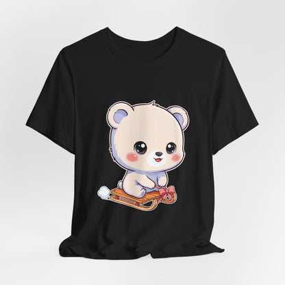 Kawaii Polar Bear T-Shirt for Cozy Winter Days