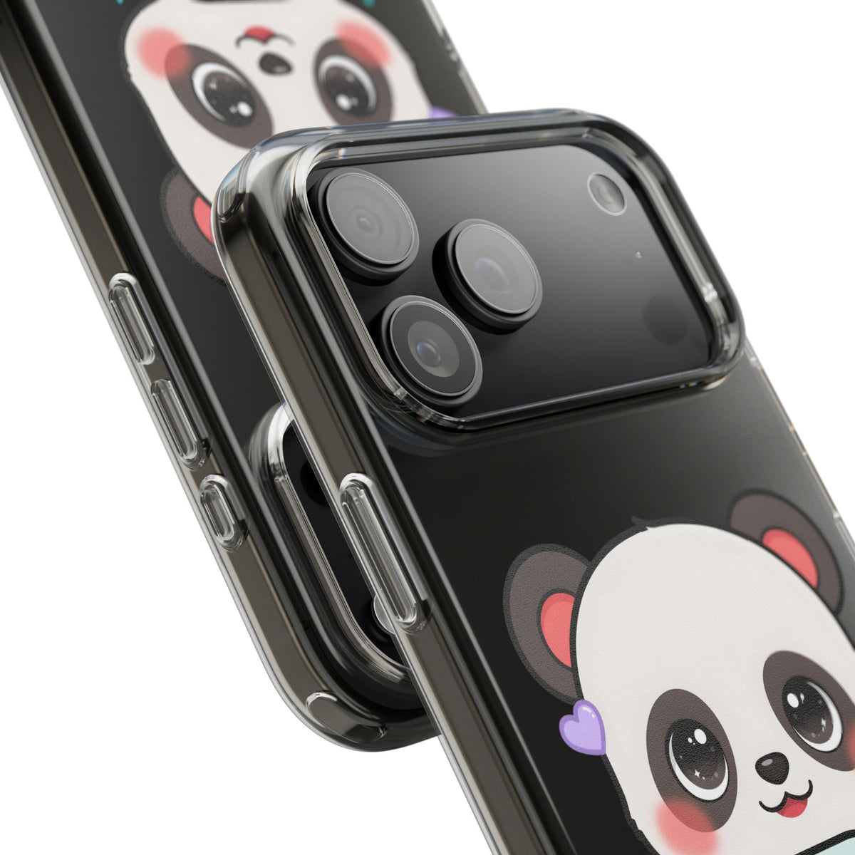Gamer Panda Clear Impact-Resistant Phone Case