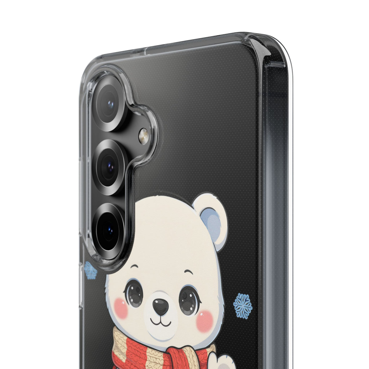 Kawaii Polar Bear Phone Case – Cozy Christmas Cub