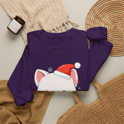 Christmas Arctic Fox Sweatshirt for Kawaii Holiday Fans