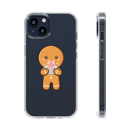 Gingerbread Man Phone Case, Cute Holiday Gift Design