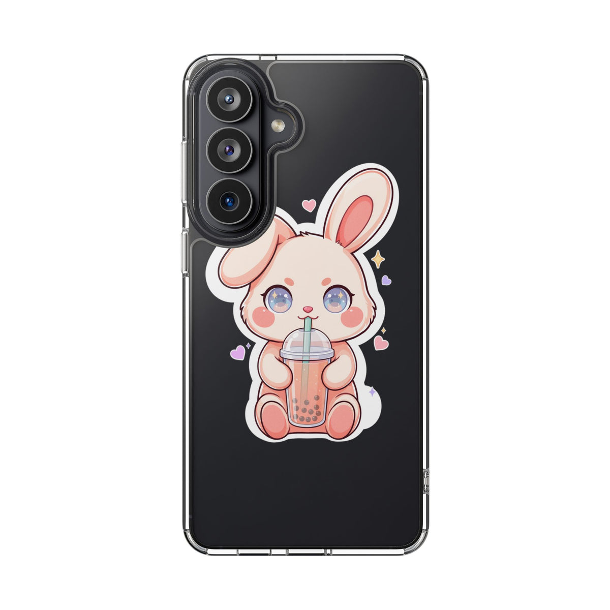 Kawaii Bunny Bubble Tea Phone Case for Boba Lovers