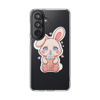 Kawaii Bunny Bubble Tea Phone Case for Boba Lovers