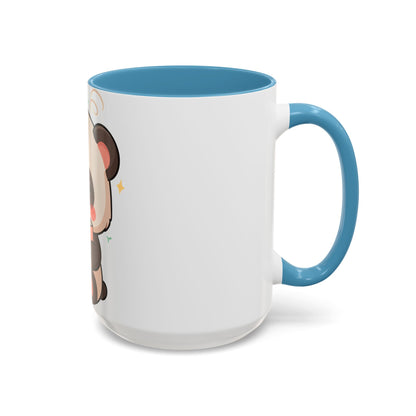 Kawaii Panda Reading Mug, Cute Book Lover Coffee Cup