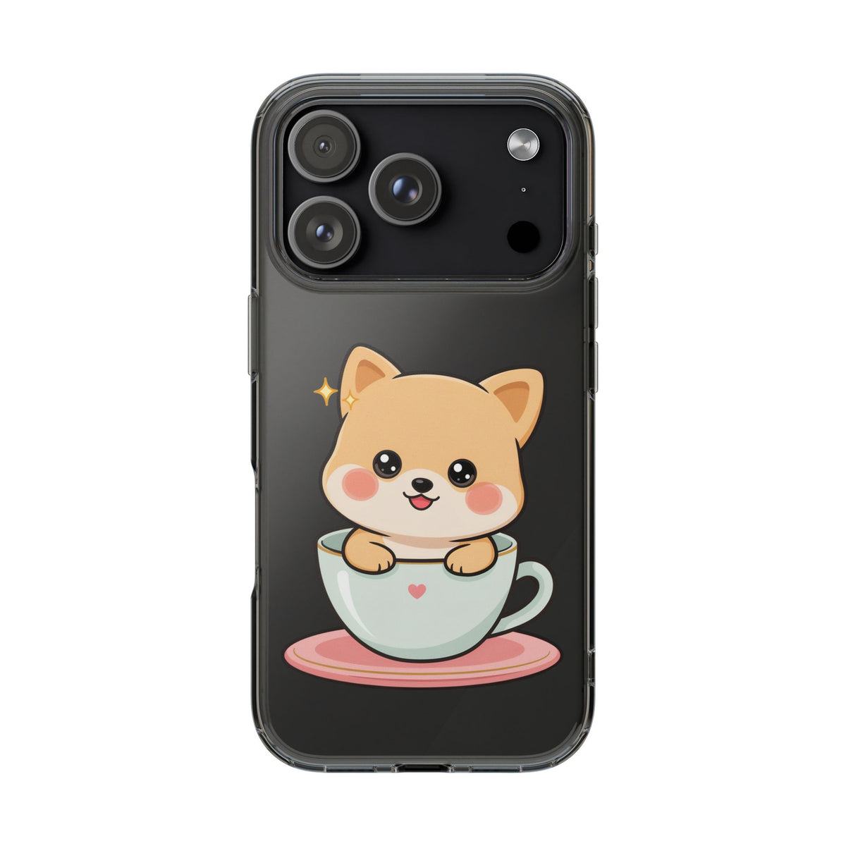 Kawaii Shiba Inu Phone Case – Cute Puppy in a Teacup