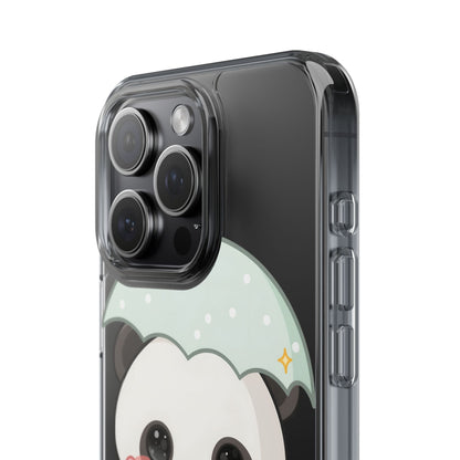 Kawaii Panda Clear Impact-Resistant Phone Case