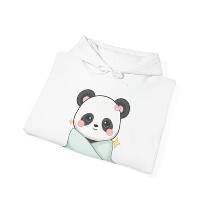 Kawaii Panda Hoodie, Cozy Chibi Animal Sweatshirt