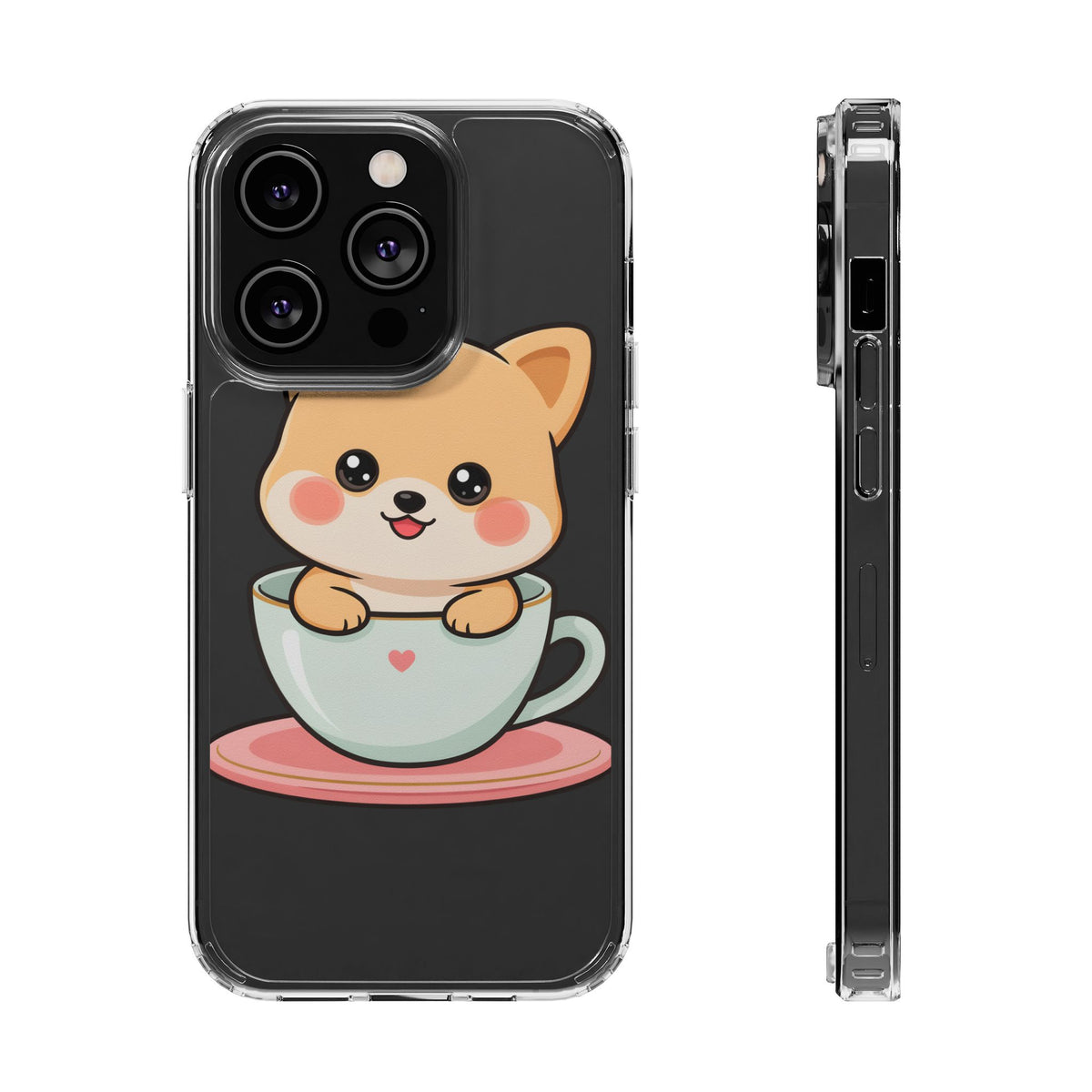 Kawaii Shiba Inu Phone Case – Cute Puppy in a Teacup