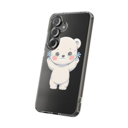 Kawaii Polar Bear Phone Case for a Cozy Winter Gift