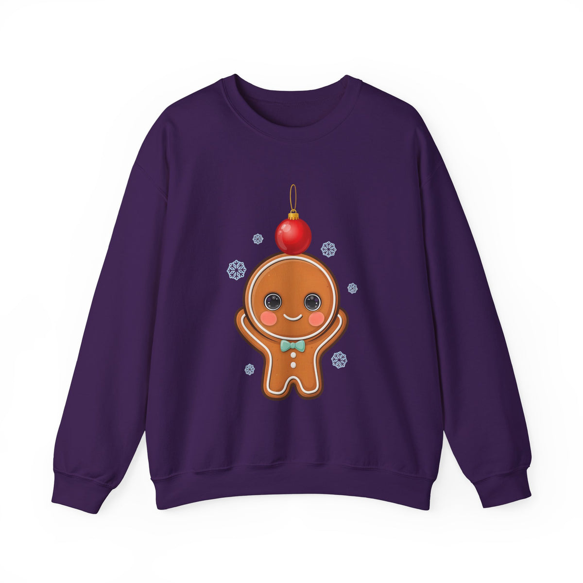 Gingerbread Christmas Sweatshirt, Cute Holiday Crewneck