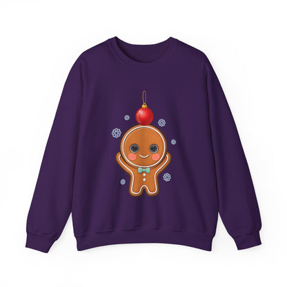 Gingerbread Christmas Sweatshirt, Cute Holiday Crewneck