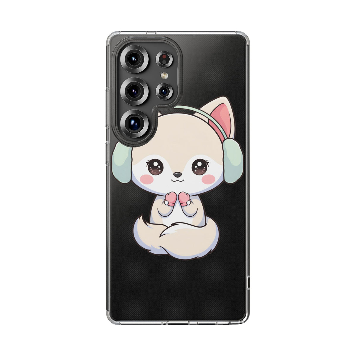 Kawaii Arctic Fox Phone Case – Cozy Winter Cutie