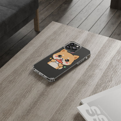 Kawaii Shiba Inu Phone Case for Sushi Lovers