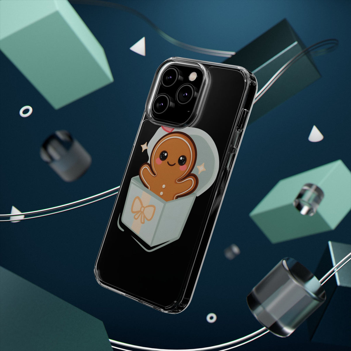 Gingerbread Man Phone Case – Kawaii Holiday Gift