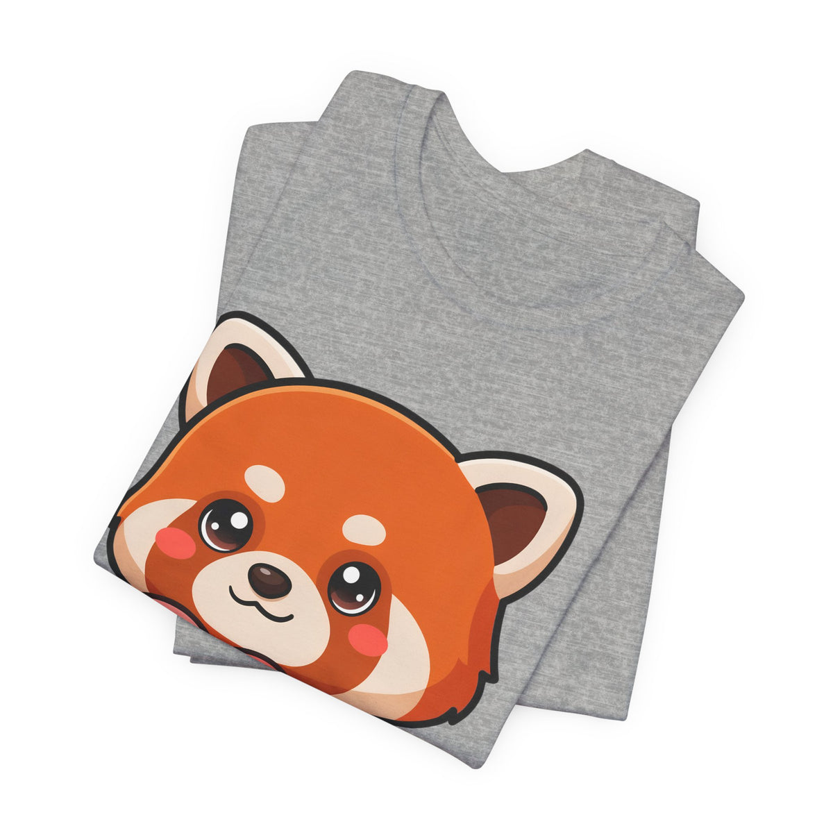Kawaii Red Panda T-Shirt: Big Heart, Cozy Vibes
