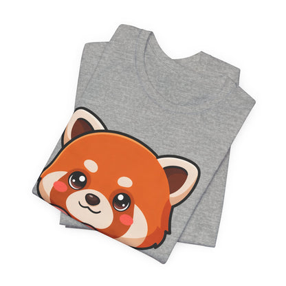 Kawaii Red Panda T-Shirt: Big Heart, Cozy Vibes